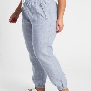 Athleta Linen Joggers size 16
